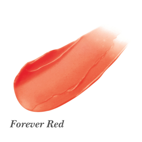 Just Kissed Lip and Cheek Stain - nawilżająca pomadka wydobywająca kolor ust i policzków 3 g  Na-zdjeciu-znajduje-sie-probka-koloru-produktu-Jane-Iredale-Just-Kissed-Lip-and-Cheek-Stain-w-odcieniu-Forever-Red.--Kolor-to-ciepla,-poltransparentna-czerwien-z-delikatnym-polyskiem.webp